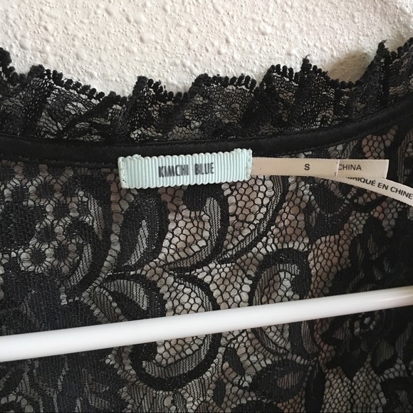 Kimchi Blue Urban Outfitters Black Lace Vest* - Picture 4 of 6